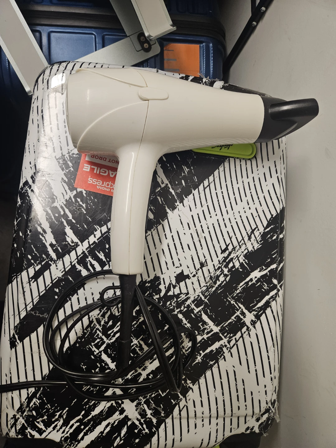 White Travel Hair Dryer