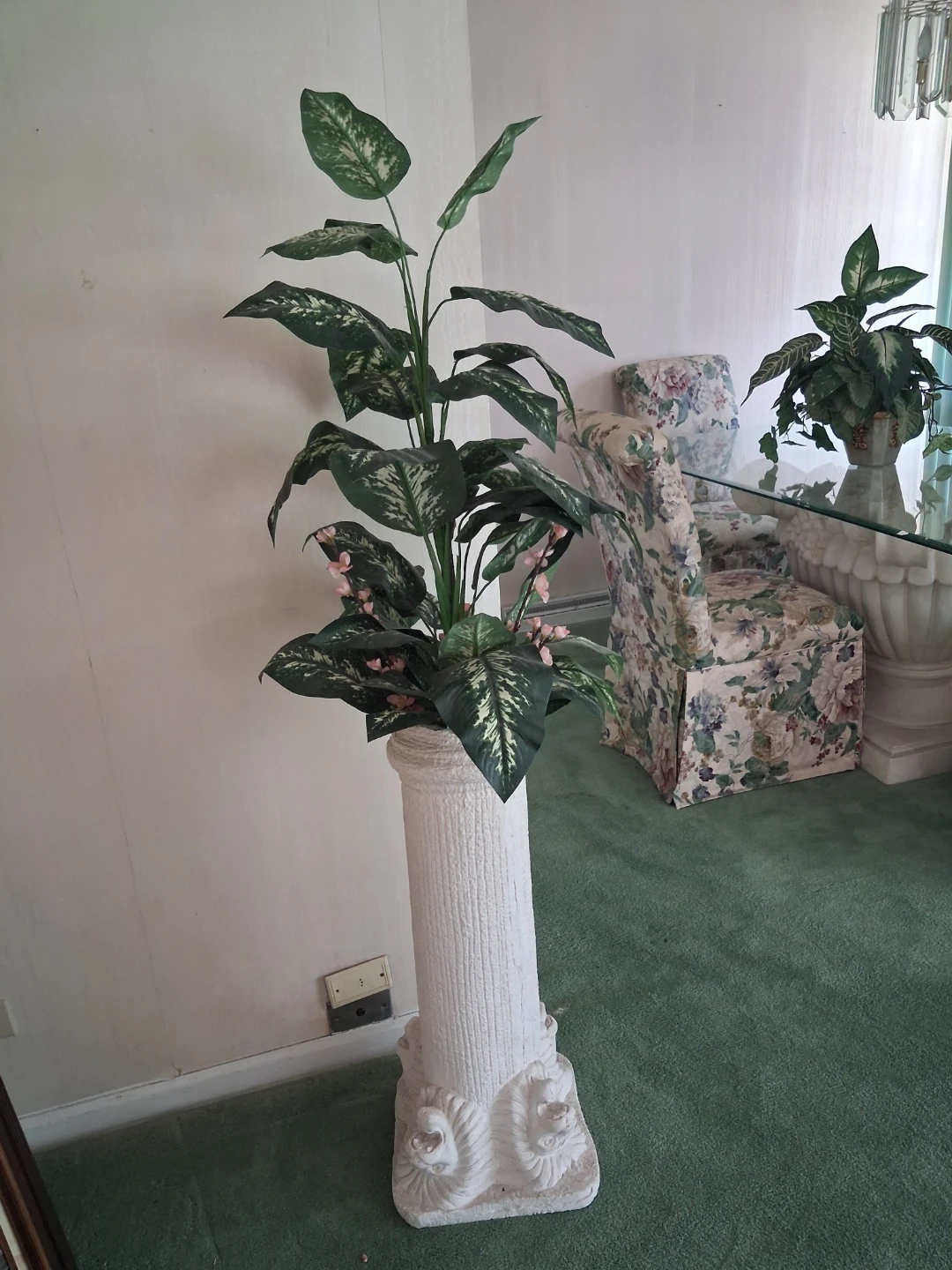 Artificial Plant in Pedestal Stand