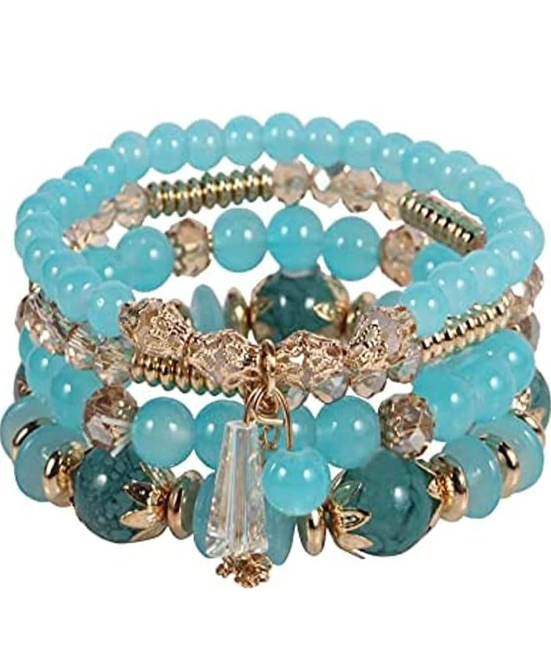 Fashion Jewelry Beaded Bracelet Set - photo 5
