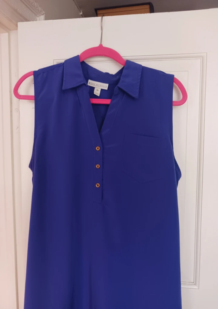 DANA BUCHMAN GORGEOUS PURPLE/BLUE DRESS XL