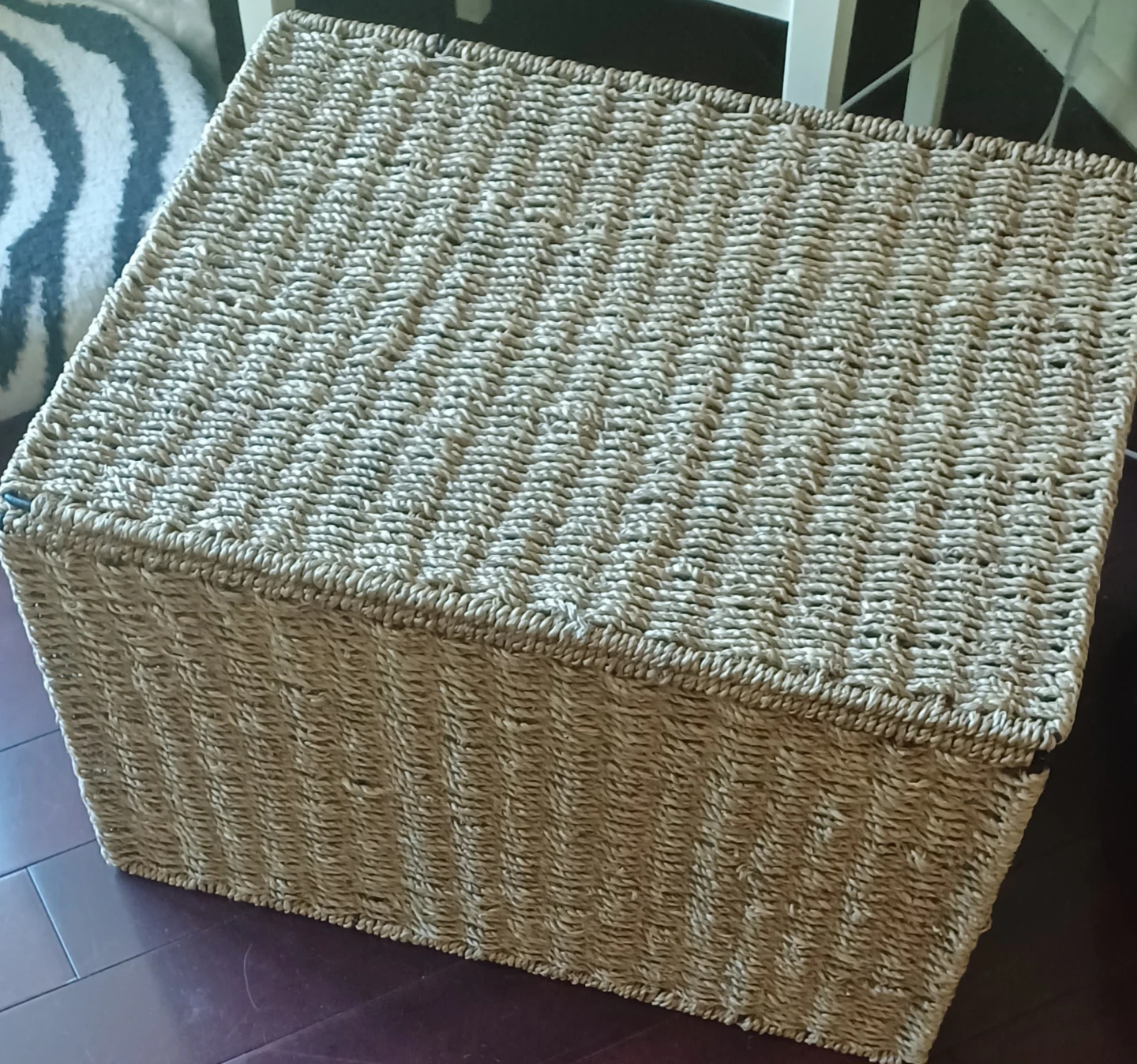 Woven Storage Basket with Lid - photo 2