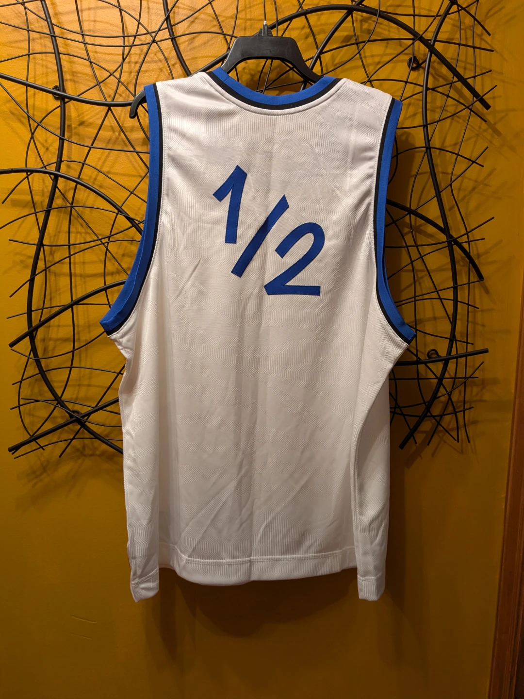 Nike DNA Basketball Jersey White Blue Black - photo 5