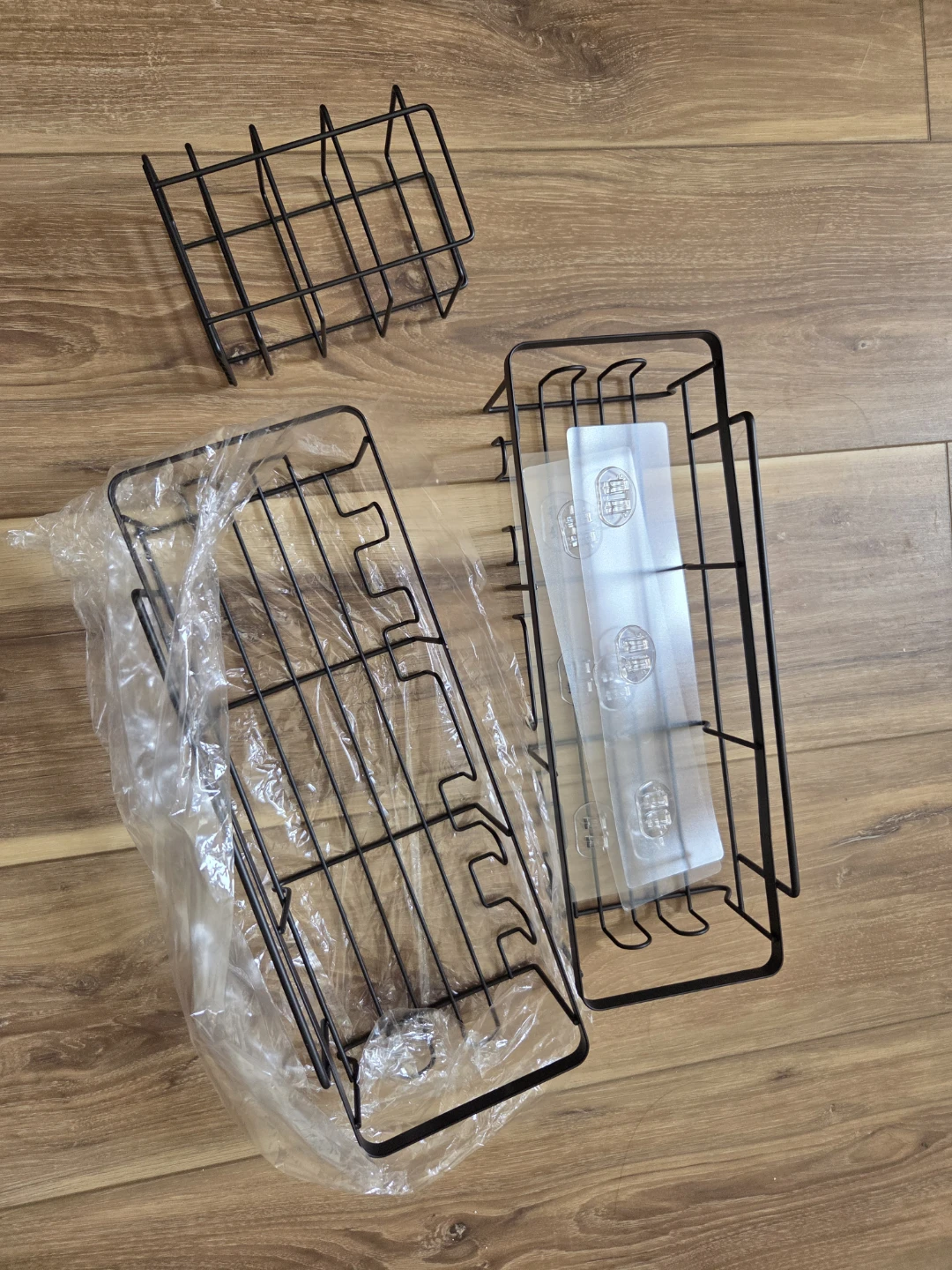 Veken Shower Caddy Set with Adhesive Hooks