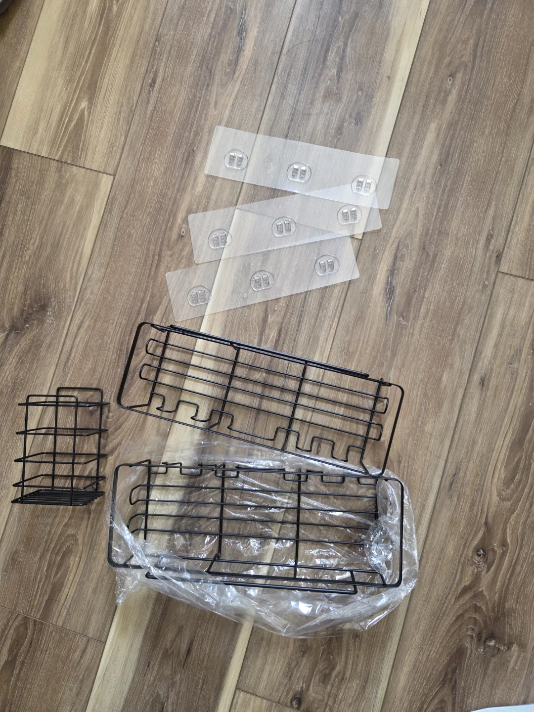 Veken Shower Caddy Set with Adhesive Hooks - photo 2