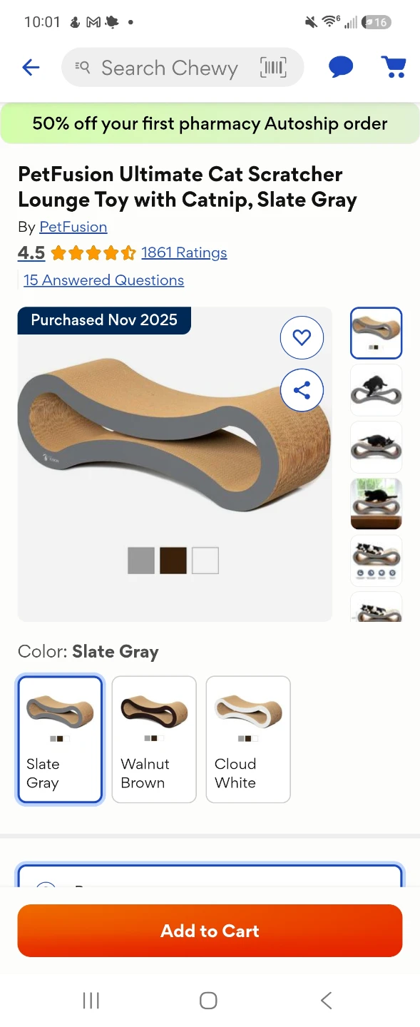 PetFusion Ultimate Cat Scratcher Lounge ⚽️ - photo 2