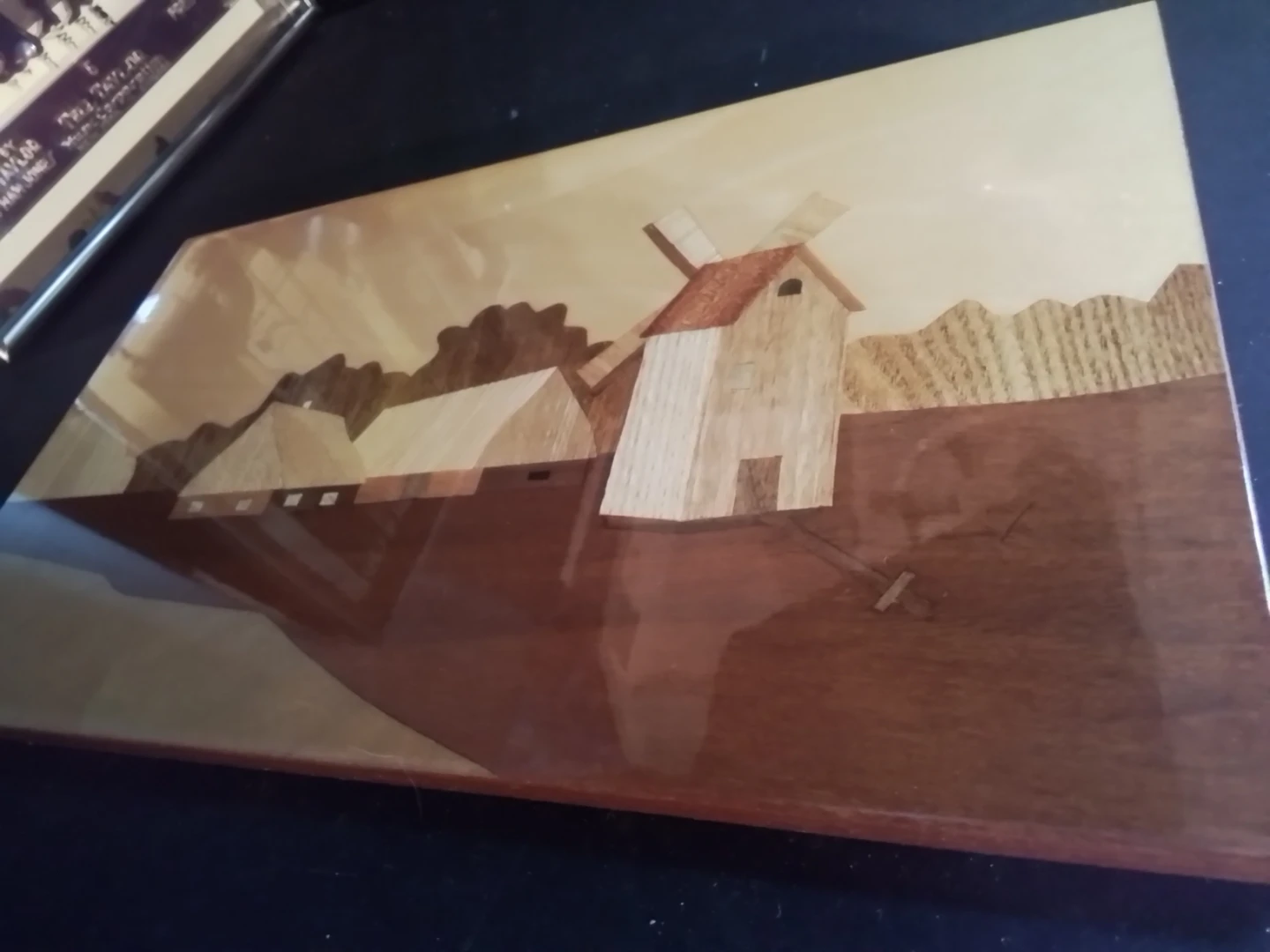 Wooden Marquetry Art Plaque USSR - photo 2