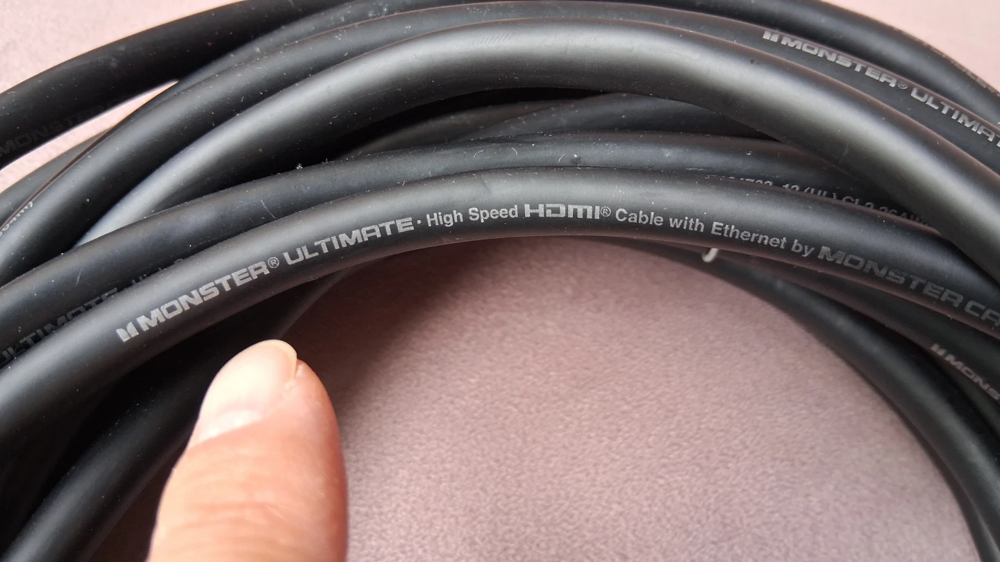 10m Long HDMI Cable Professional Home Theater MONSTER CABLE - photo 3