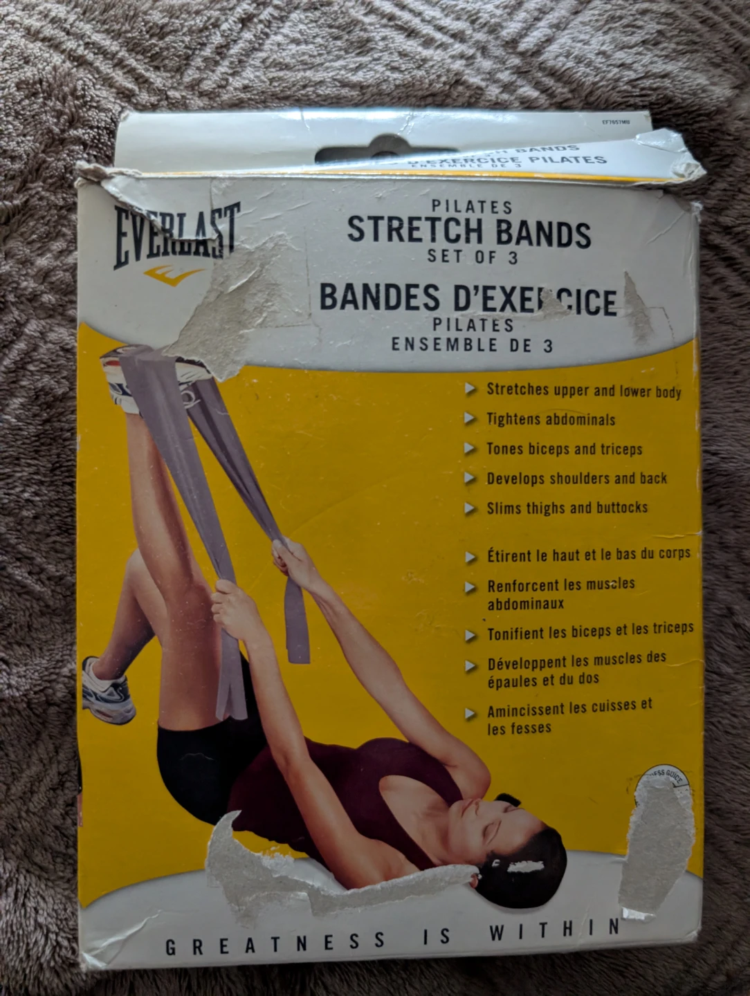 Everlast Pilates Stretch Bands Set of 3