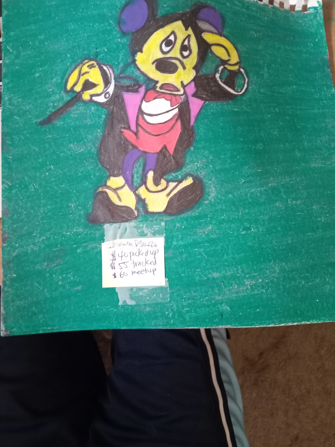 Mickey Mouse Drawing by Custom Artist Sherwin - photo 3