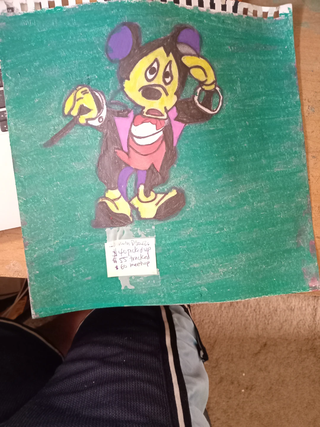Mickey Mouse Drawing by Custom Artist Sherwin - photo 4