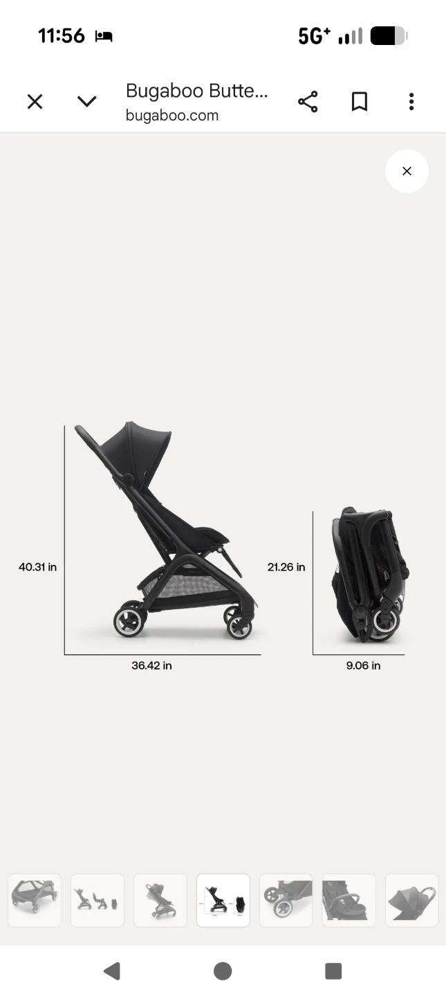 Bugaboo Butterfly Stroller - Forest Green - photo 4