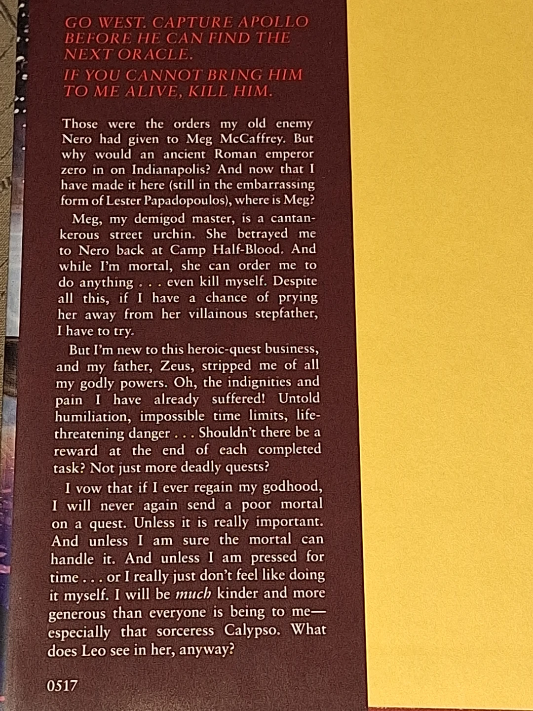 The Trials of Apollo Book Two: The Dark Prophecy by Rick Riordan - photo 3