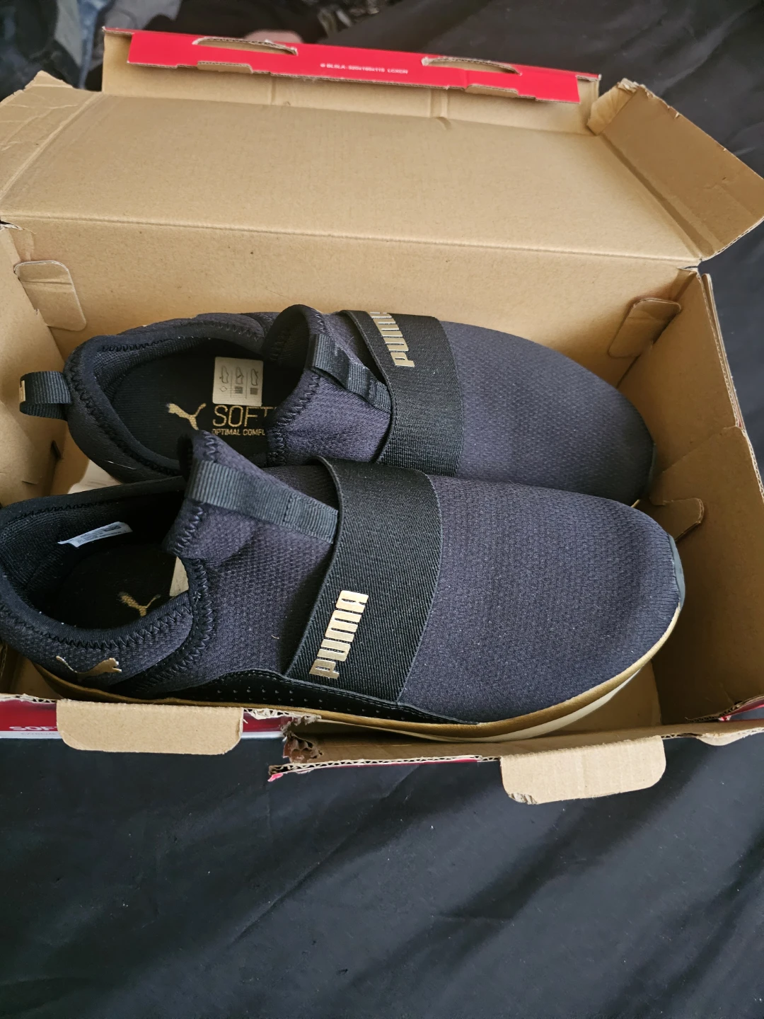 Puma Women's Slip-On Sneakers Black Gold - photo 2