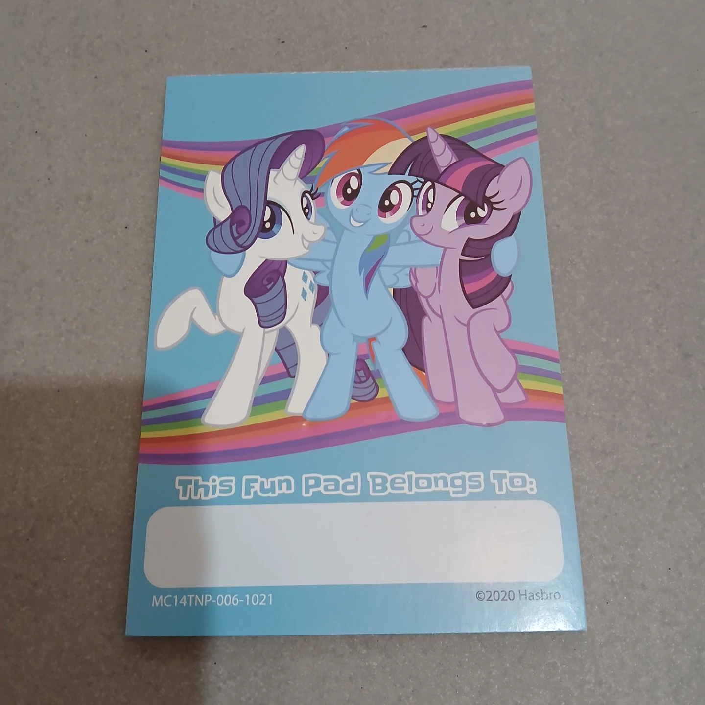⚽ My Little Pony Fun Pad Notebook