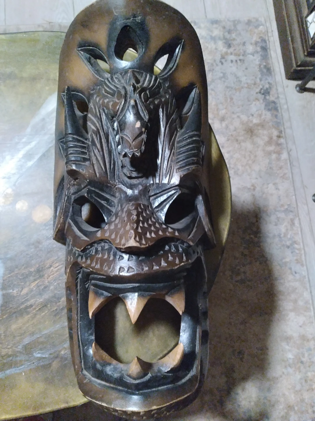 Carved Wooden Mask