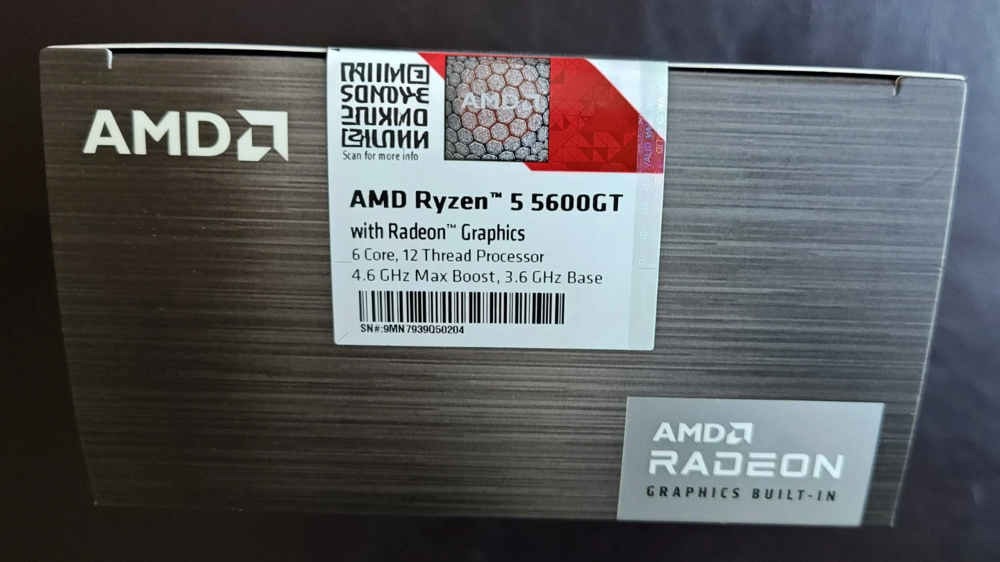 Brand New. AMD Ryzen 5 5600GT with Radeon Graphics. Stock Cooler - photo 3