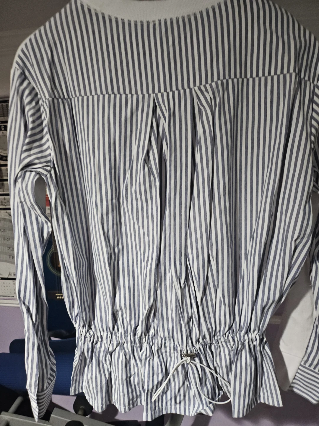 Promesa White Striped Shirt
