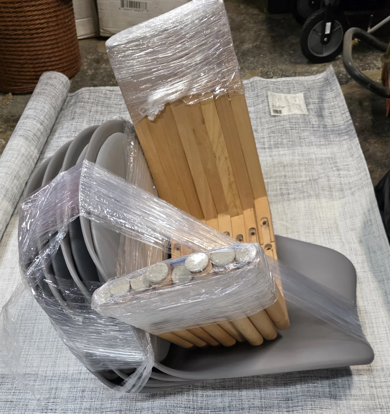 Grey Dining Chairs - Set of 4 - photo 4