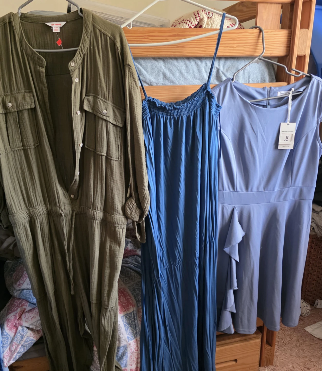 Joe Fresh Jumpsuit and 2 Dresses all for 40