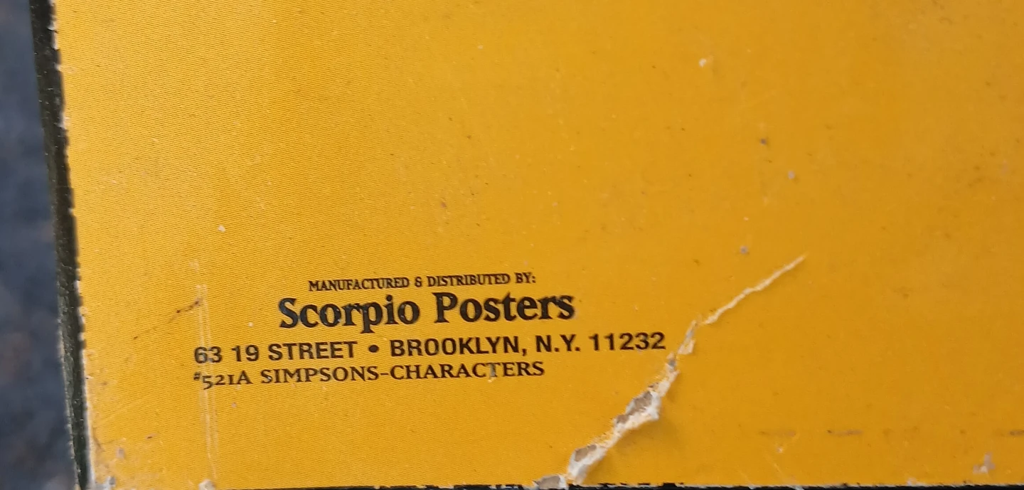 The Simpsons Poster on board - photo 5
