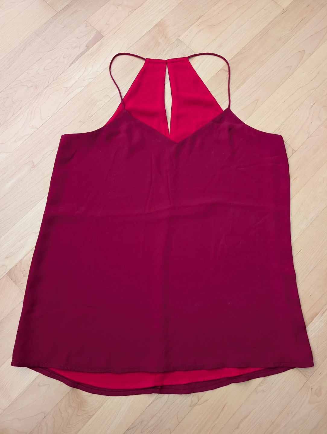 Express Reversible Tank - Burgundy/Red