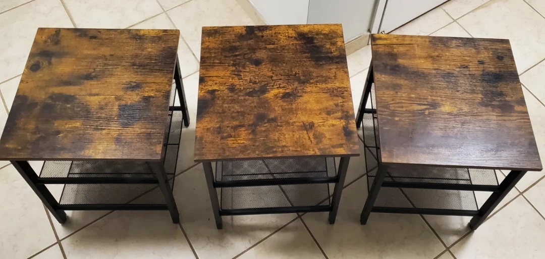 Rustic metal tables - photo 2