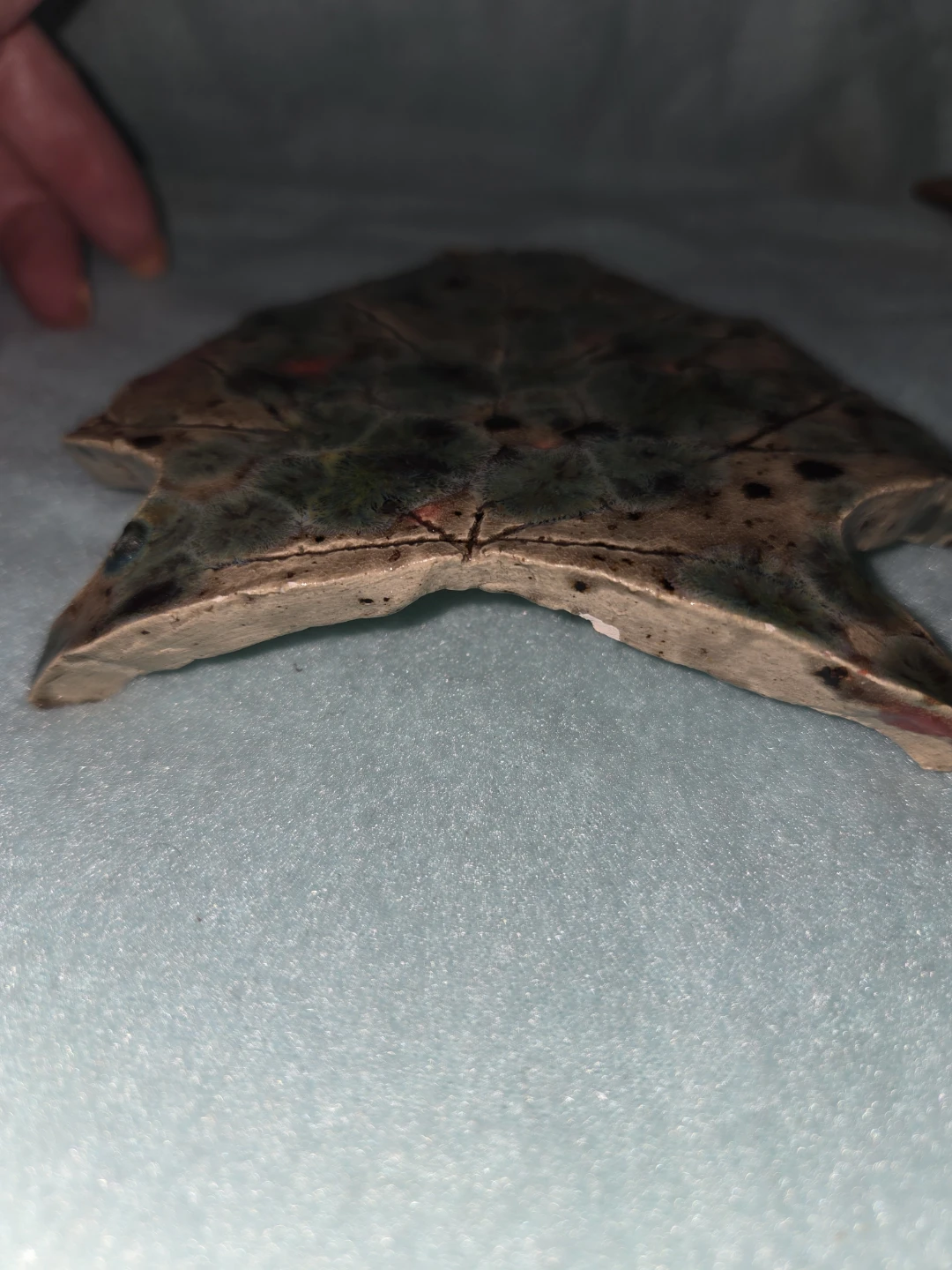 Handmade Ceramic Leaf Dish - photo 5
