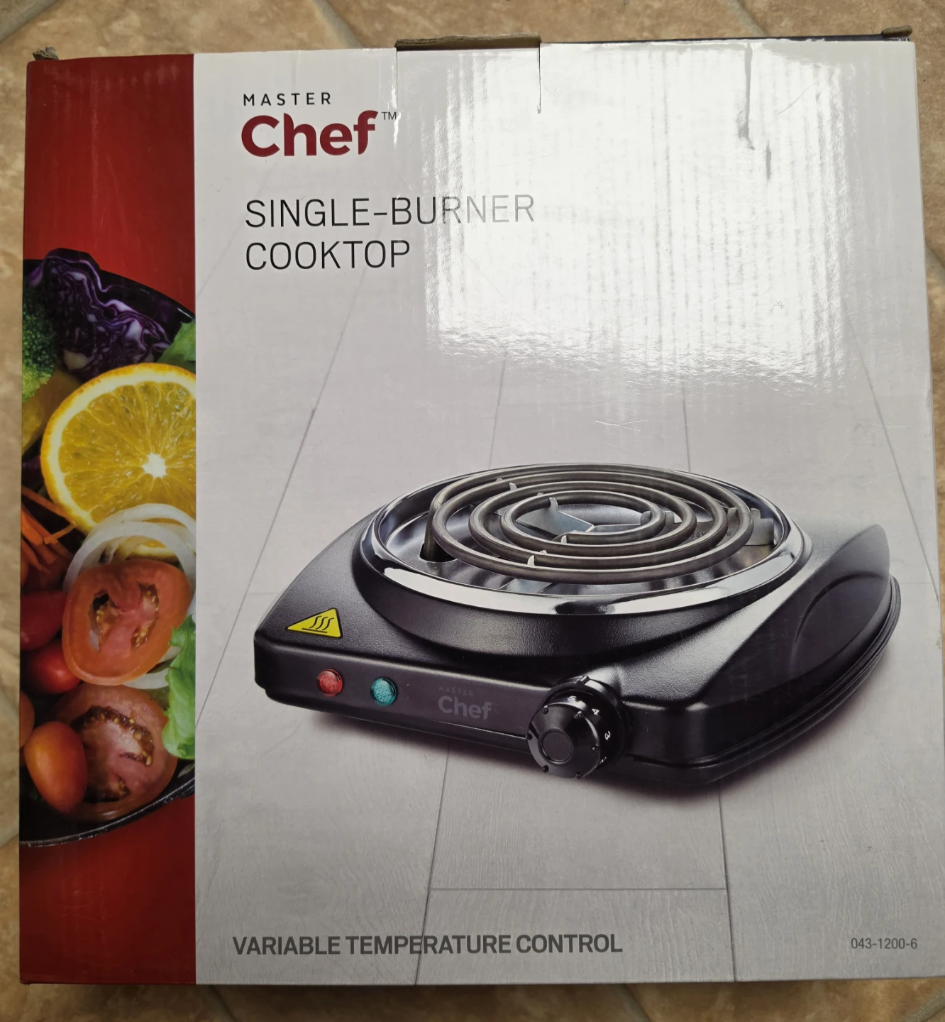 (NEW) Master Chef Single-Burner Cooktop- Set