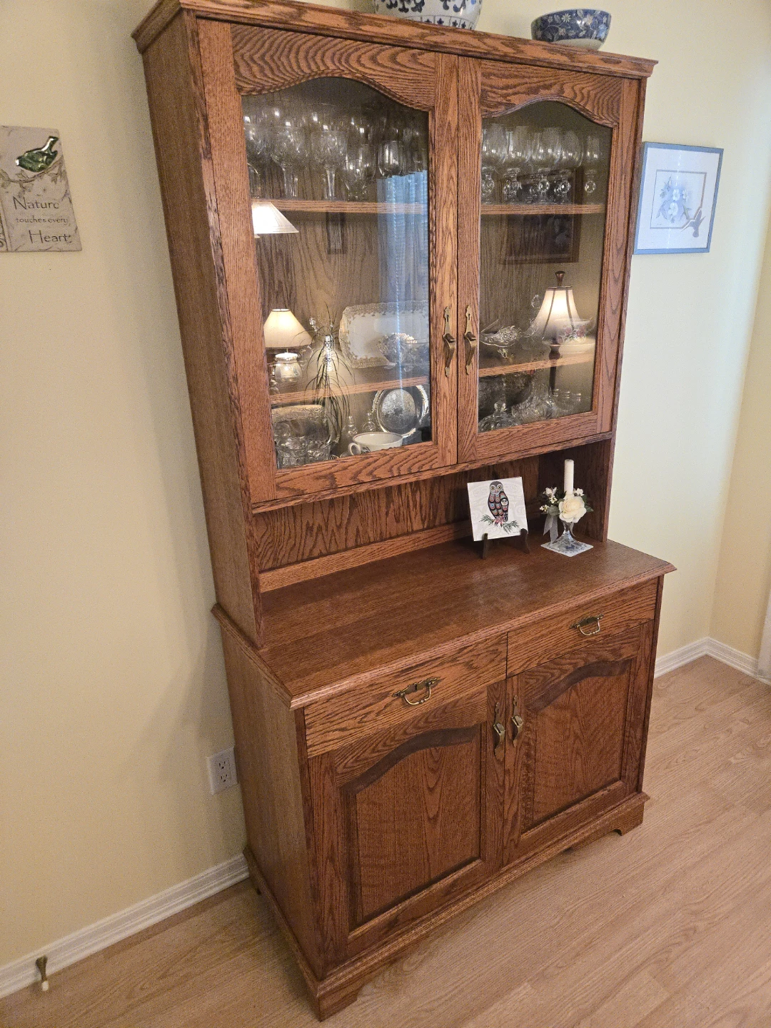 Oak China Cabinet