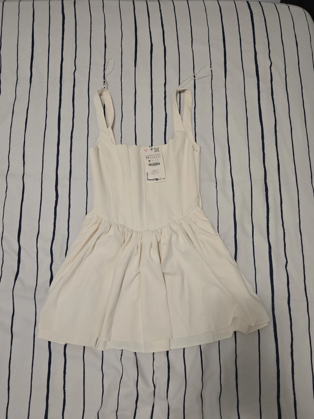 Zara Black Square Neck Mini Dress - photo 2