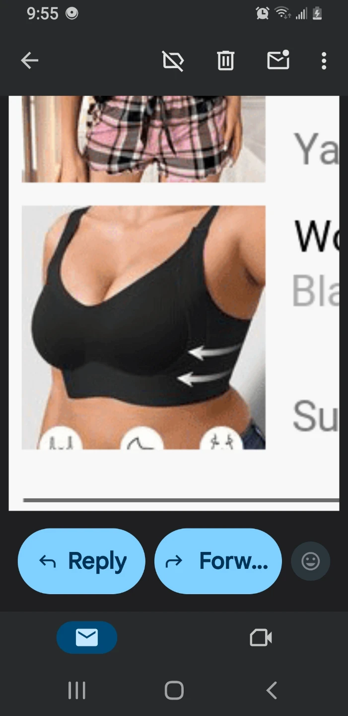 Black Comfort Bra - photo 4