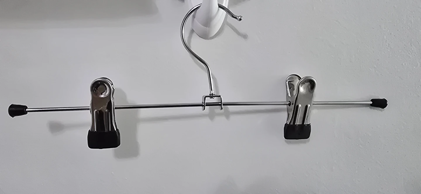Clip Hanger for Pants or Skirts
