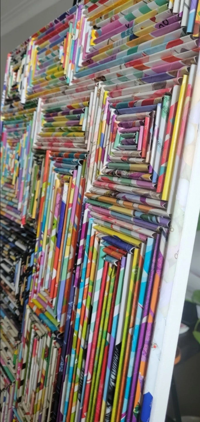⚽ Recycled Magazine Wall Art - photo 2
