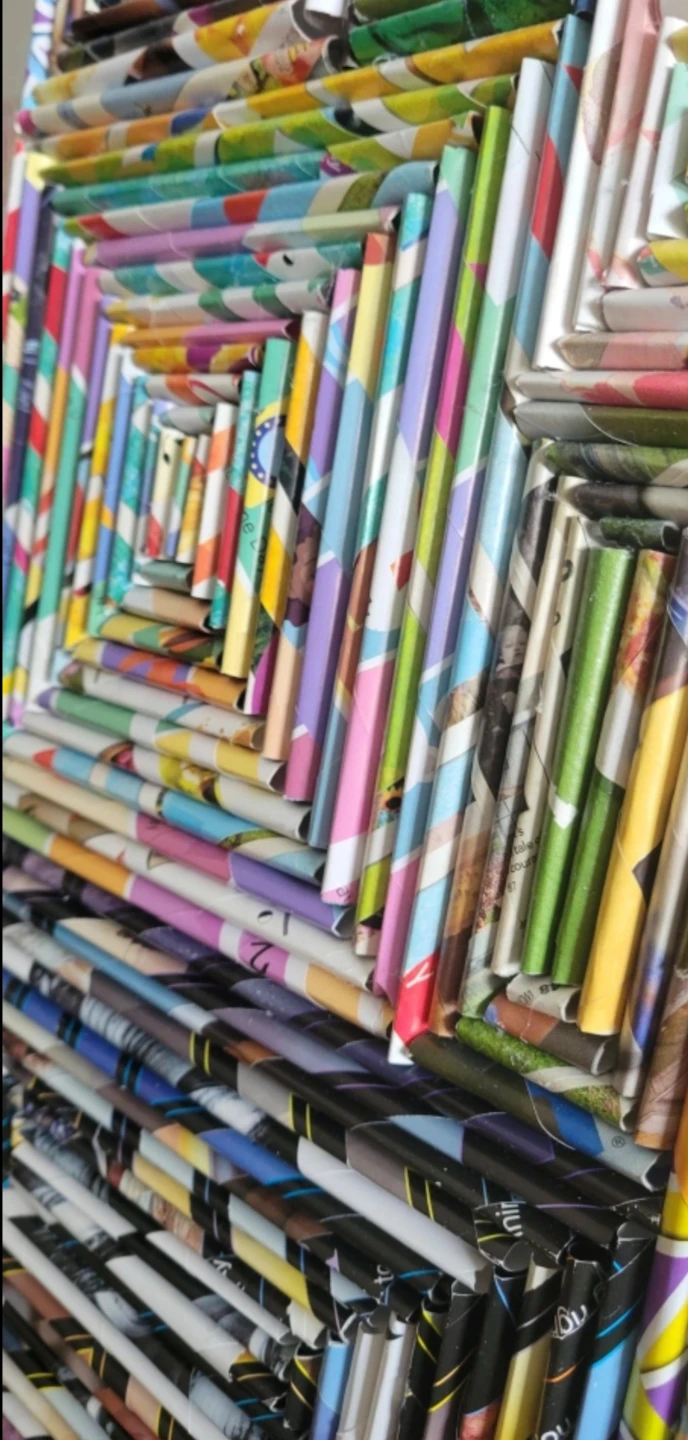 ⚽ Recycled Magazine Wall Art - photo 3