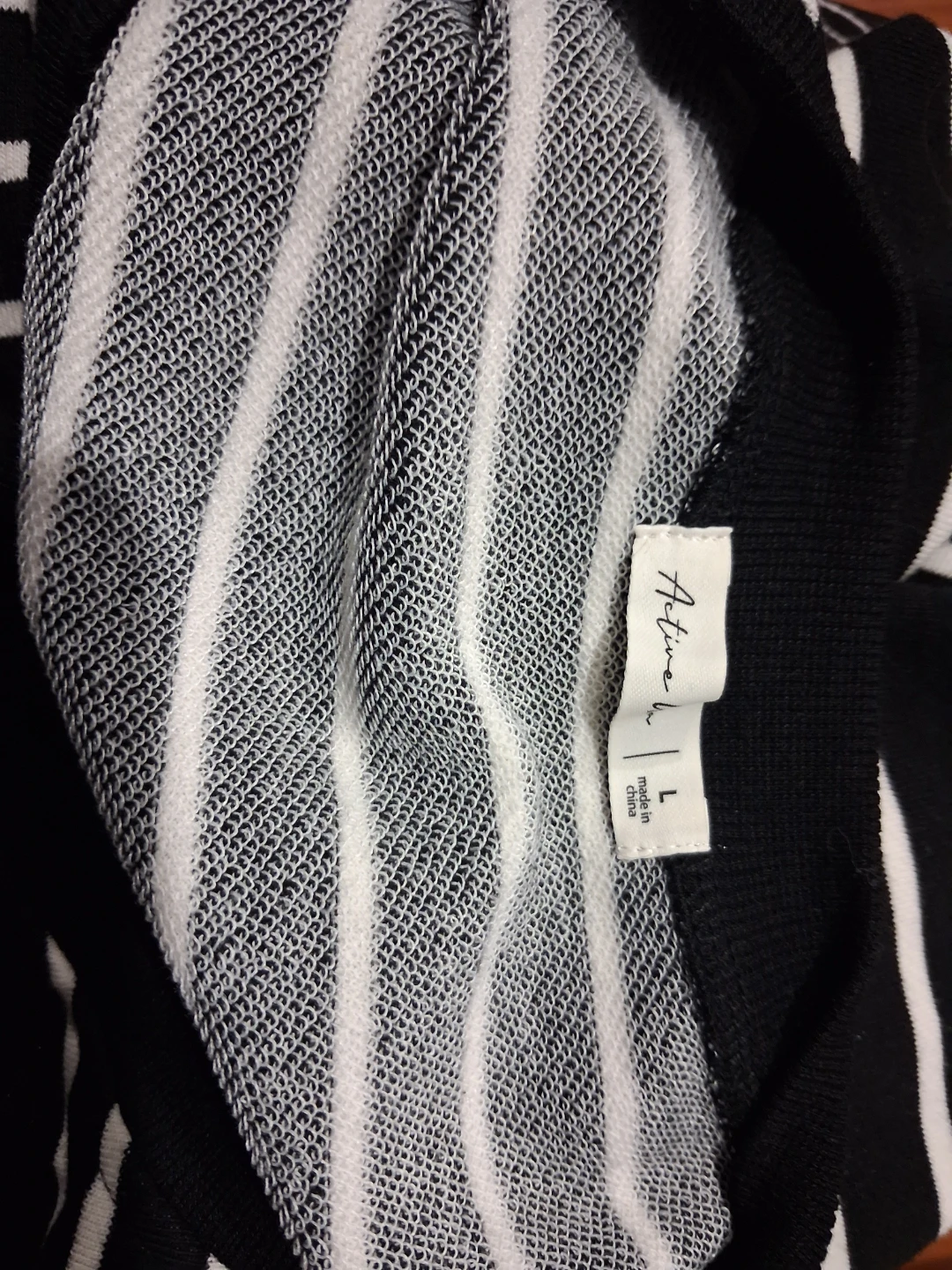 Activein NY Striped Crewneck Sweatshirt Size L - photo 3