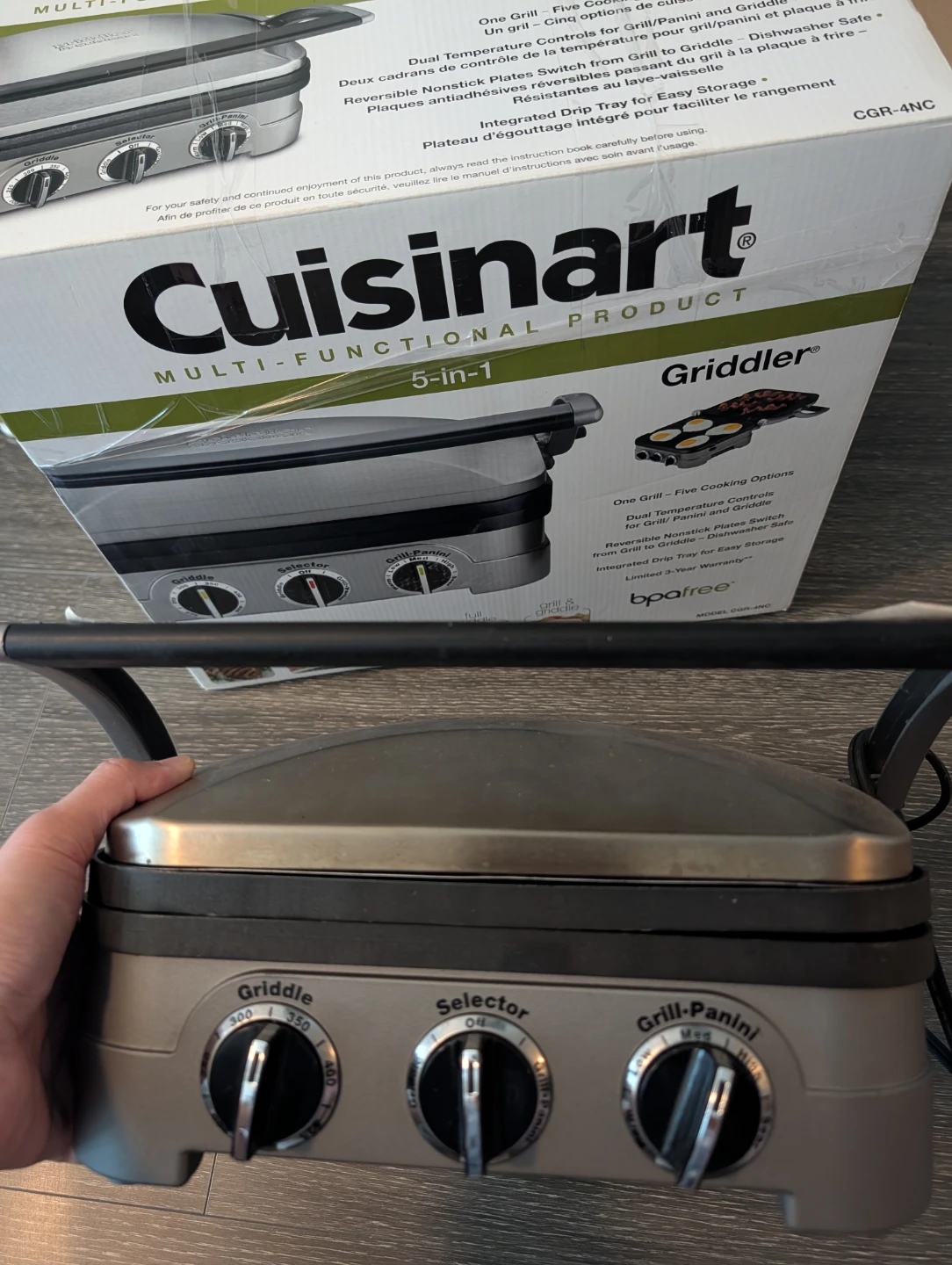 Cuisinart 5-in-1 Griddler Multi-Functional Grill - photo 4