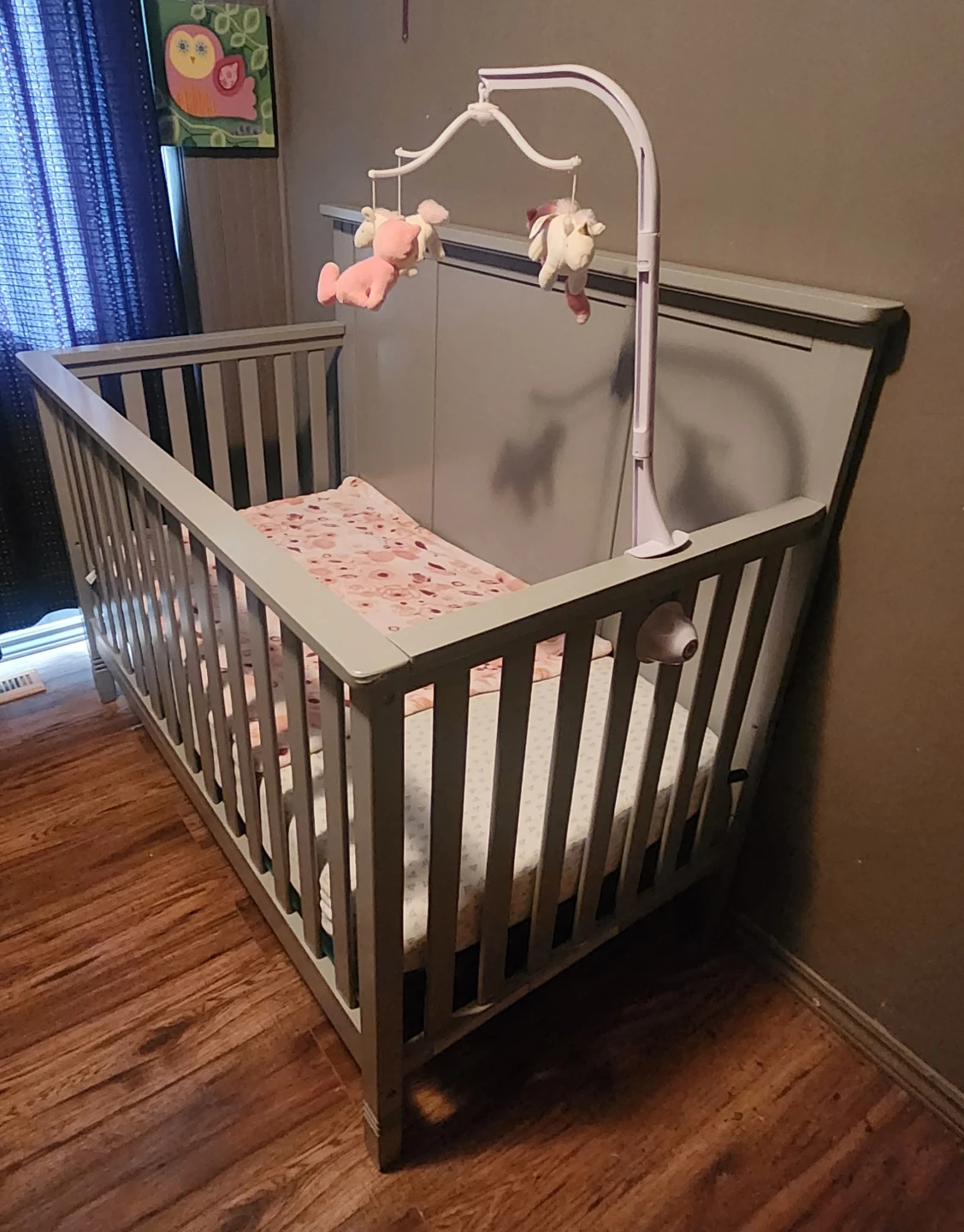 Practically New Baby Crib & Accessories