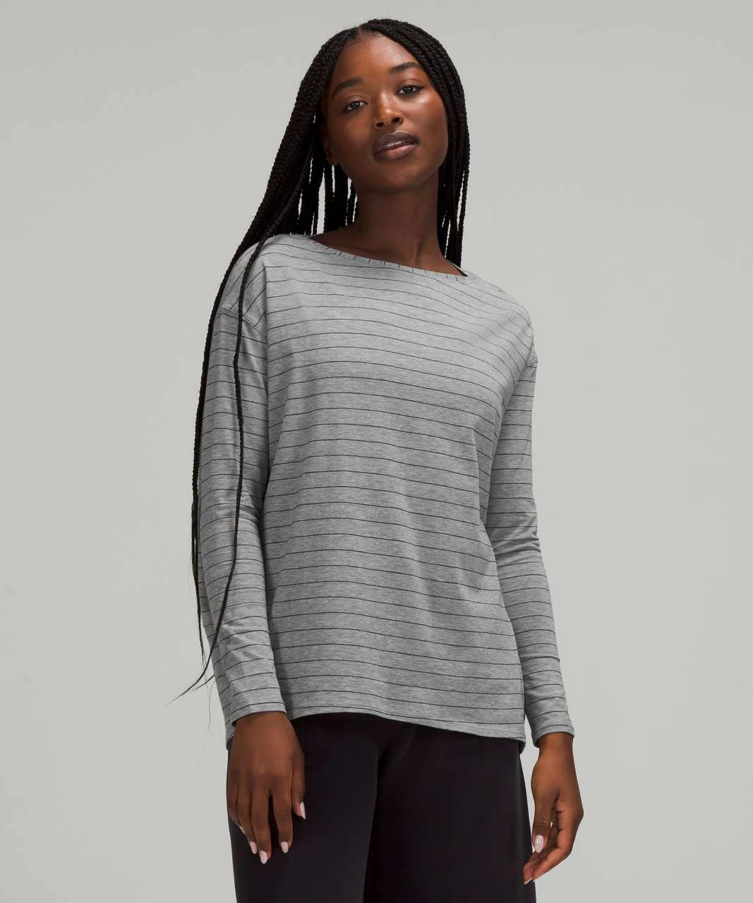 Lululemon Striped Long Sleeve Shirt, XL