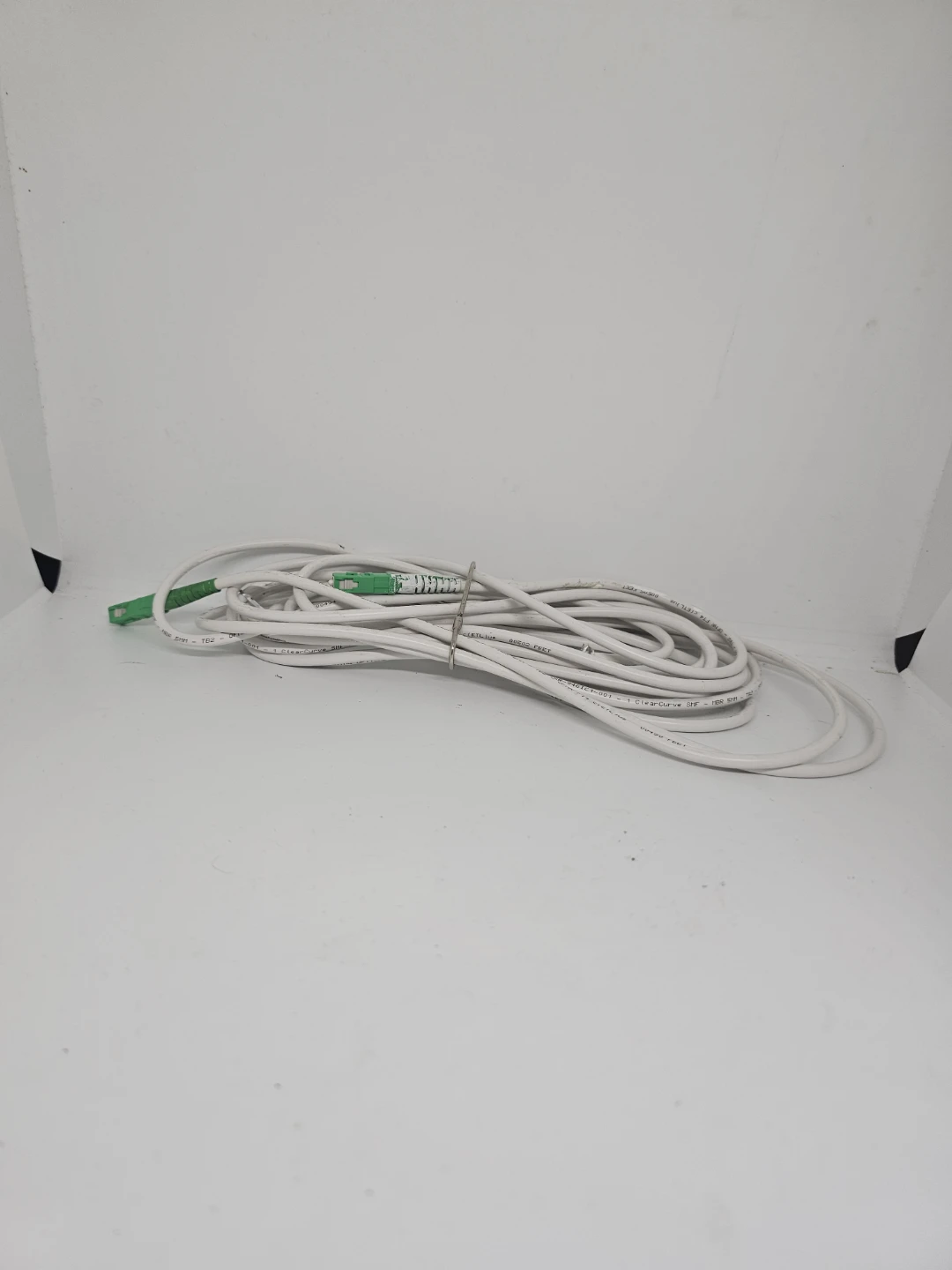 White Fibre Optic Cable