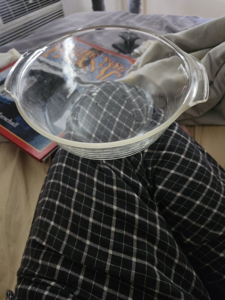 Clear Glass Casserole Dish with Handles