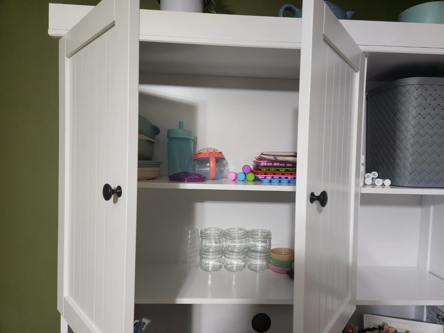 HOMCOM White Kitchen Storage Cabinet - photo 2