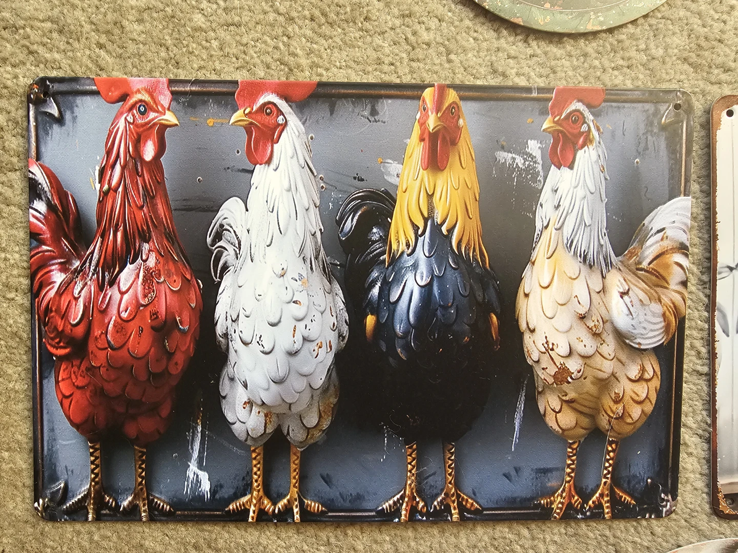 Farm Animal Metal Signs (Set of 8) - photo 5