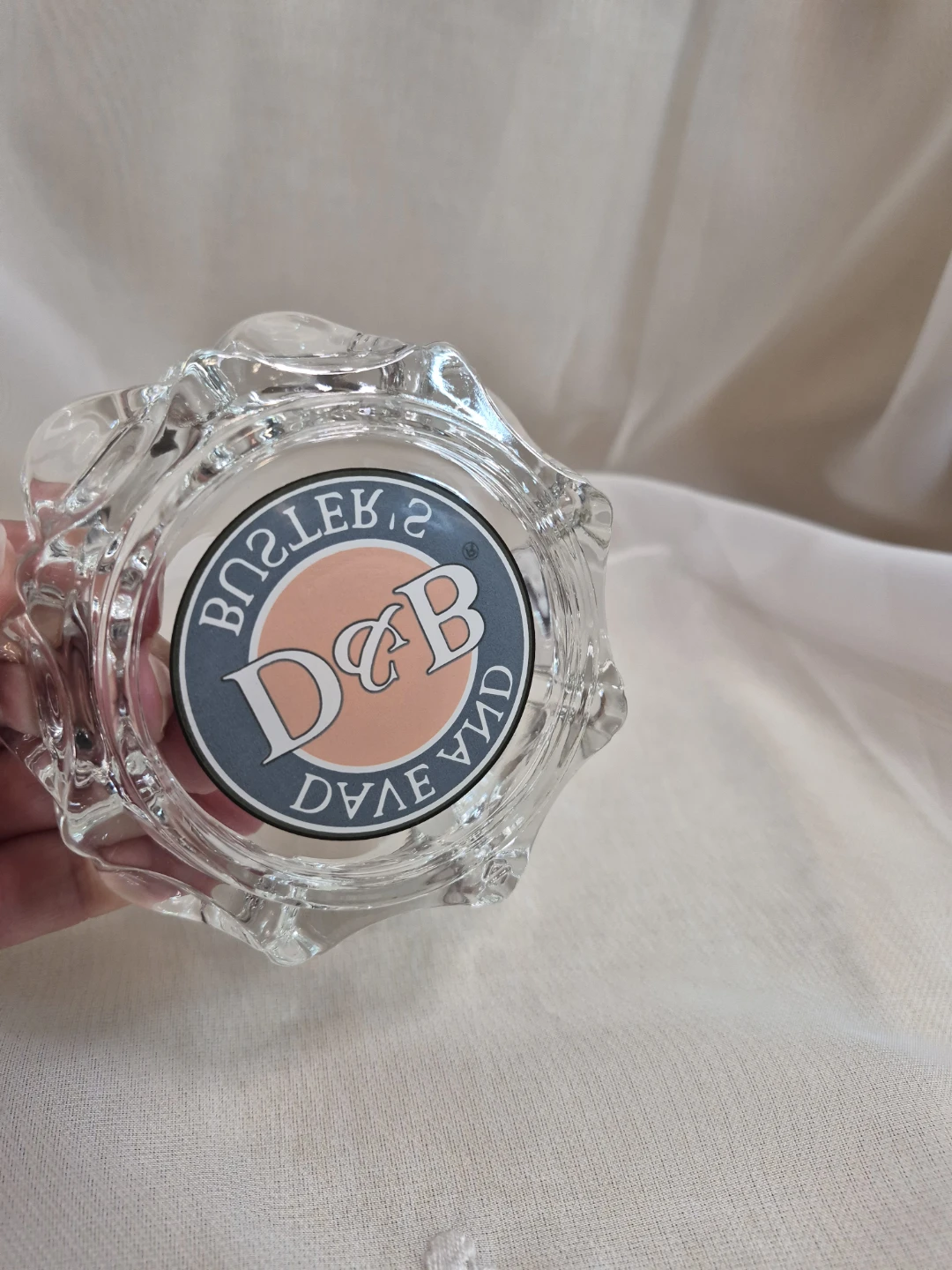 Dave & Buster's 4" x 1" Clear Glass Ashtray Suvenier Collectible - photo 5