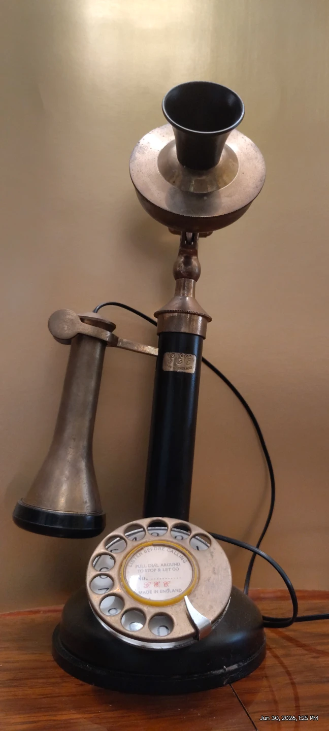 Antique GEC Candlestick Telephone - photo 3