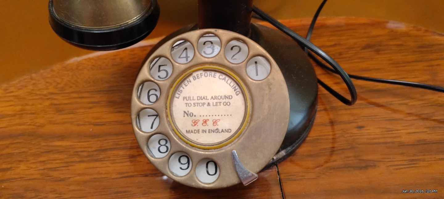 Antique GEC Candlestick Telephone - photo 5