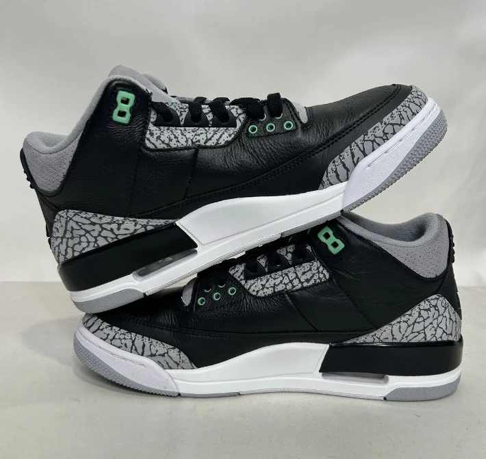 Jordan 3 Retro 'Dark Cement' Sneakers 13 Mens - photo 5