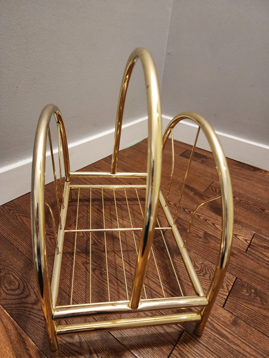 Gold Metal Magazine Rack - photo 2