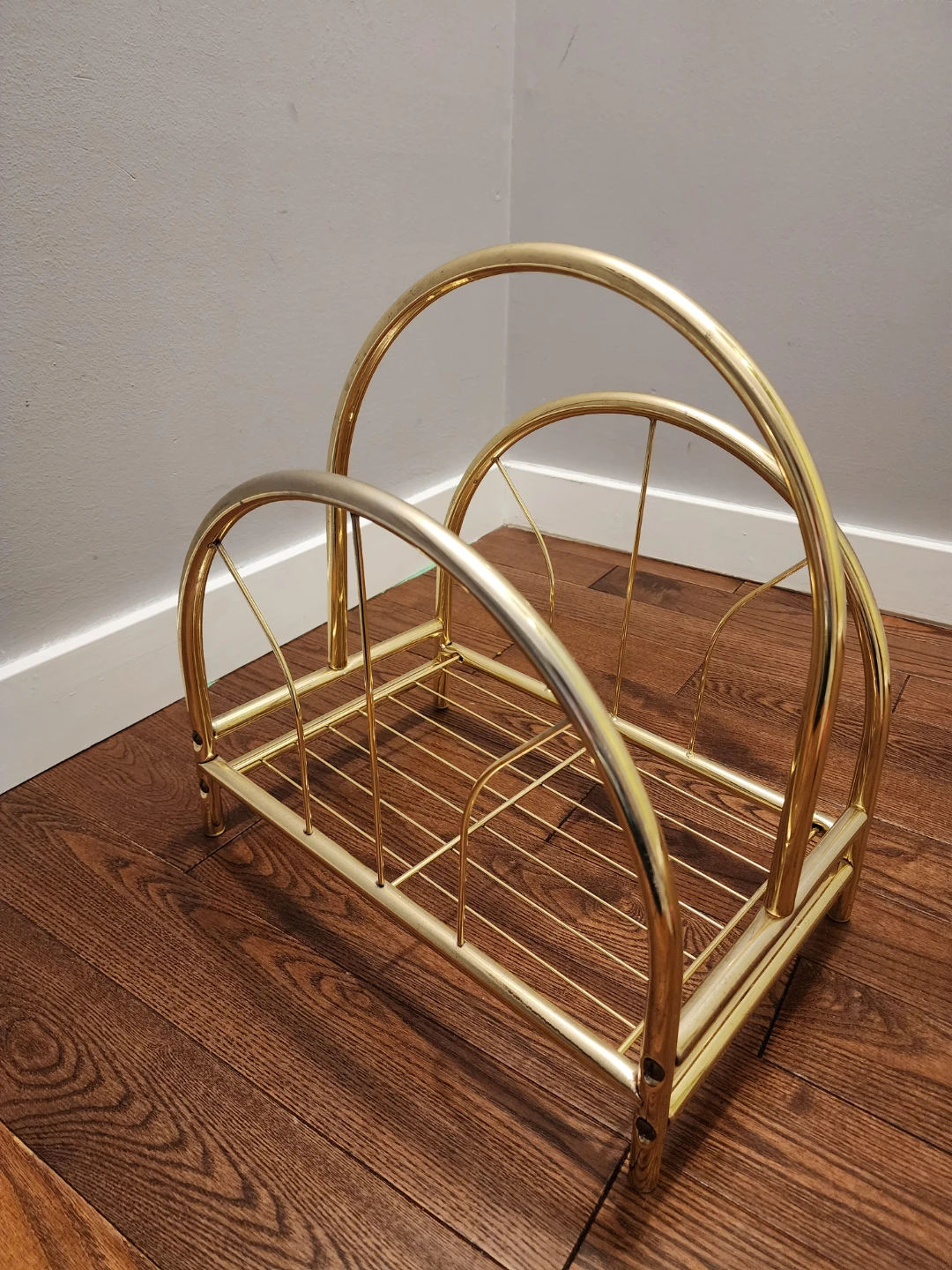 Gold Metal Magazine Rack - photo 3