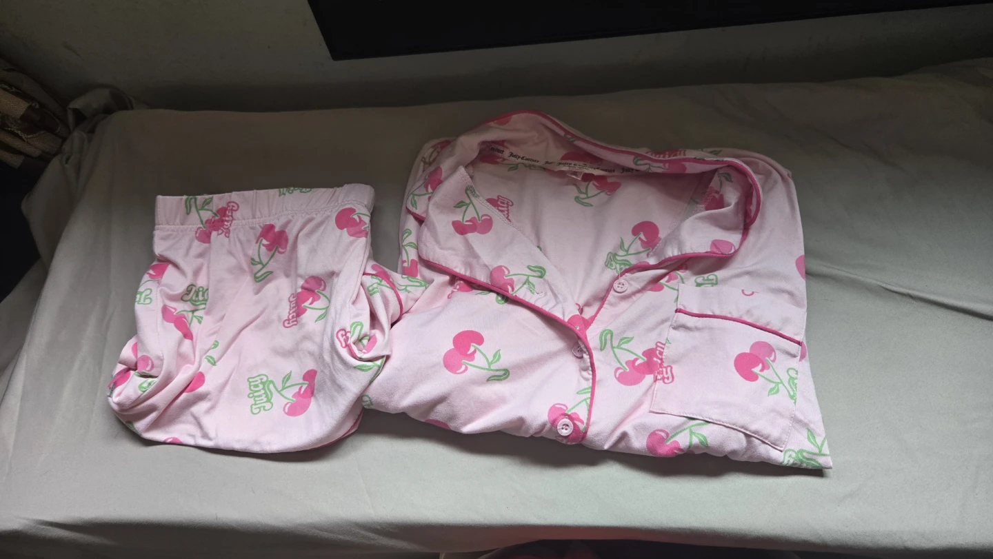Juicy Couture Pink Cherry Pajama Set