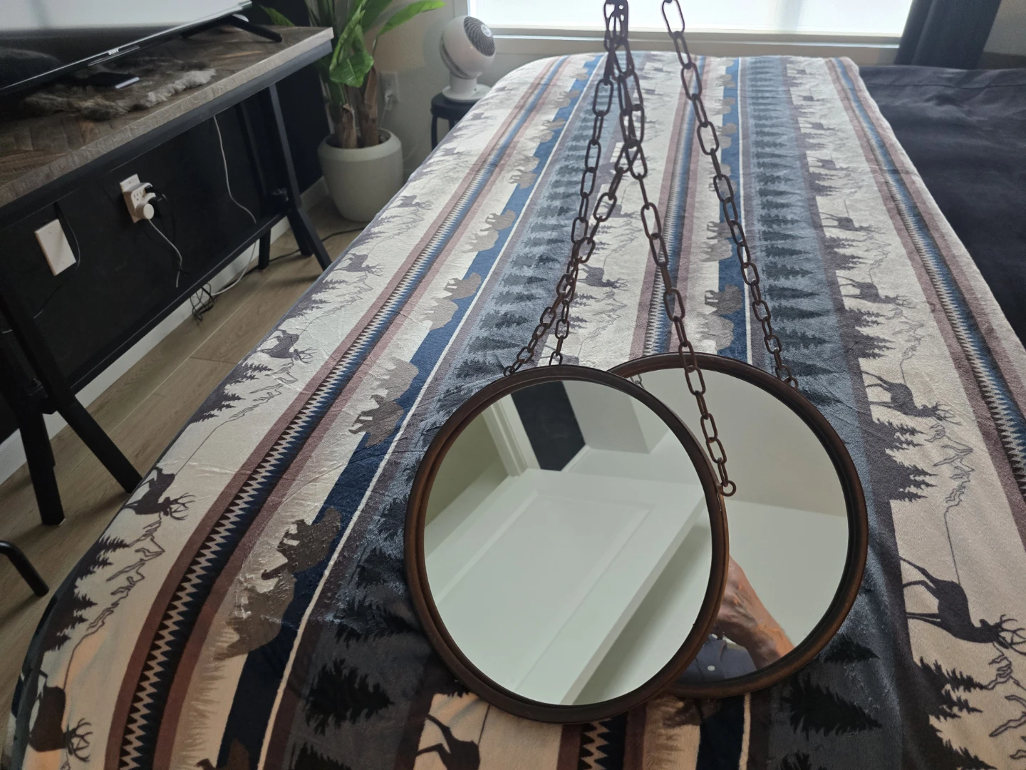 Decorative Hanging Mirrors - Set of 2 - photo 2